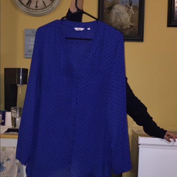 Reitman’s Gorgeous Blue Button Down Shirt Dress - Picture 8 of 10
